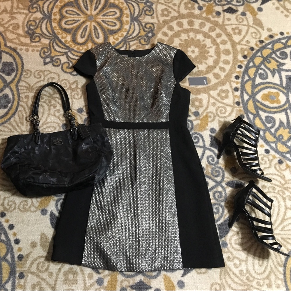 NEW Muse black & Chrome beautiful career dress